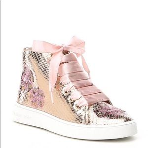 Ivy Florine rose gold Michael Kors sneakers